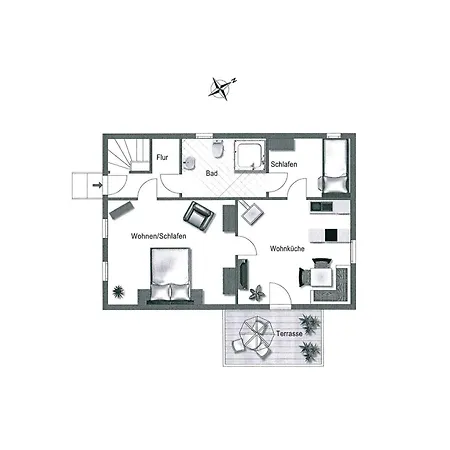 Mit Terrasse Und Kamin بيت للعطل *